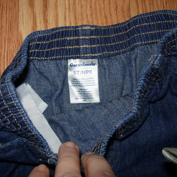 Geranimals Pull On Cargo Jeans 5T - Picture 2 of 3